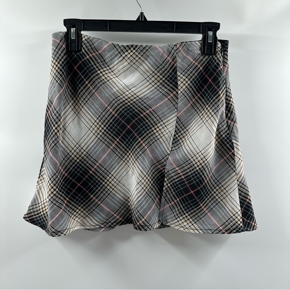 Forever 21 Madras A-Line Skirt with Front Slit – Size Medium